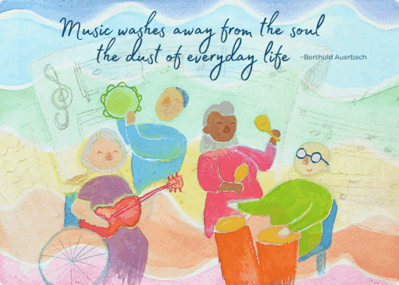 mural designed by artist Grace Gimpel for The Selfhelp Home