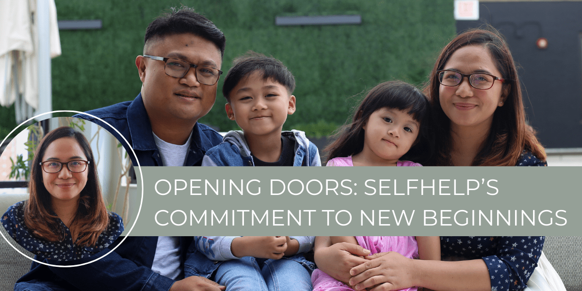 header banner for Opening Doors story on the Damaso family