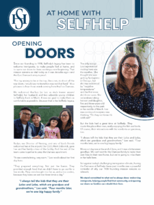 Cover page of the At Home with Selfhelp Newsletter from Summer 2025