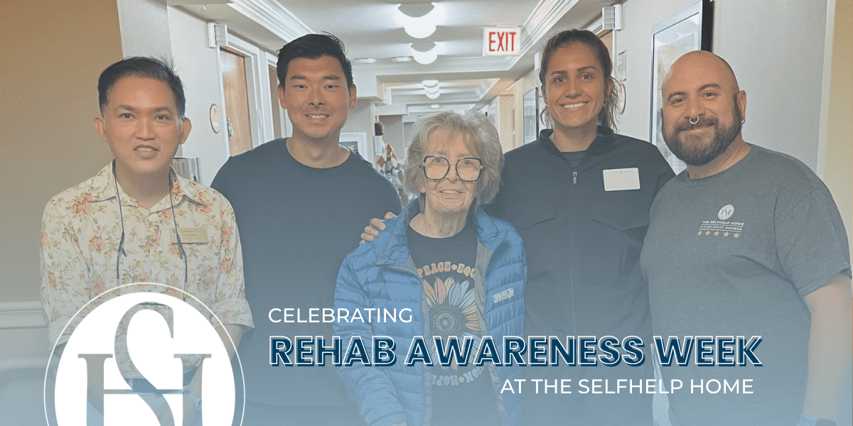 Selfhelp Home's short-term rehab team with a patient