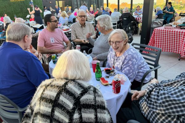 Rooftop parties at The Selfhelp Home Senior Living Community